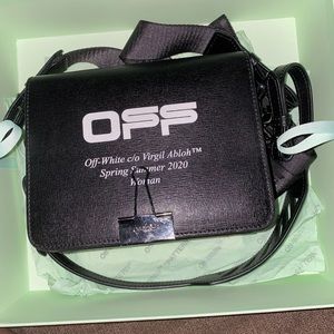 Off White Flap Bag
